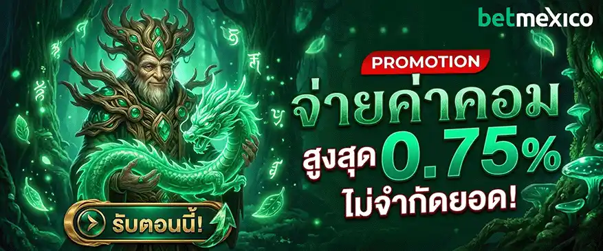 mexico bet จ่ายค่าคอม 0.75%